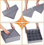 Criusia 6 Pack Large Drawer Organizer - Image 7