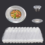 200 PCS Disposable Kitchen Sink Strainer Mesh Bags, Anti Clogging Elastic by Unknown