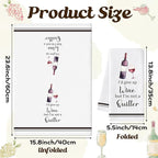 GROBRO7 Funny Wine Hand Towel - Image 2