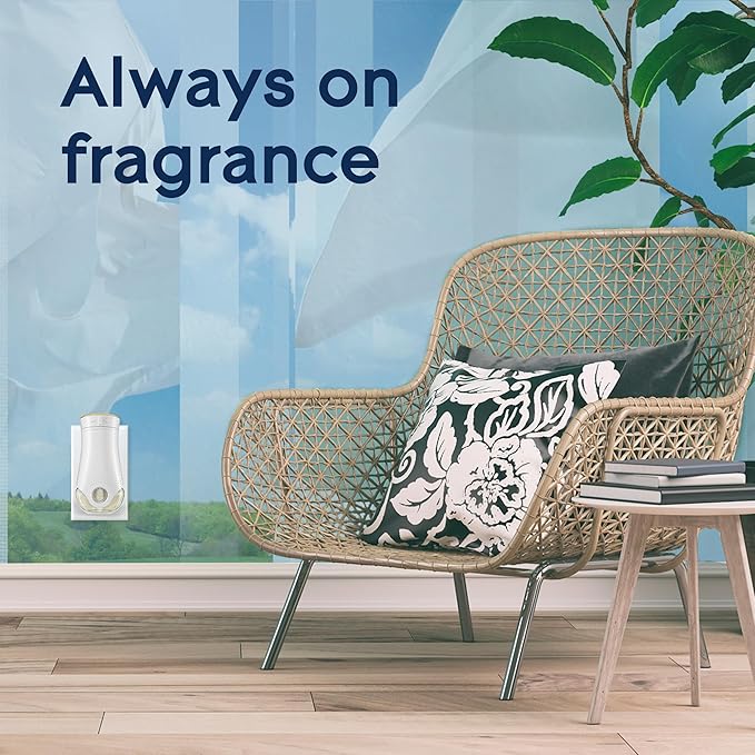 Glade PlugIns Refills Air Freshener Starter Kit, Clean Linen, Scented and - Image 10