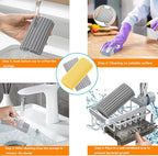 6 Pack Damp Clean Duster Sponge, Dusting Sponge Duster - Image 6