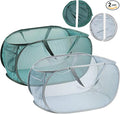 2PCS Mesh Laundry Hamper, Collapsible Laundry Baskets, 75L Large Foldable Dirty by Hotipine