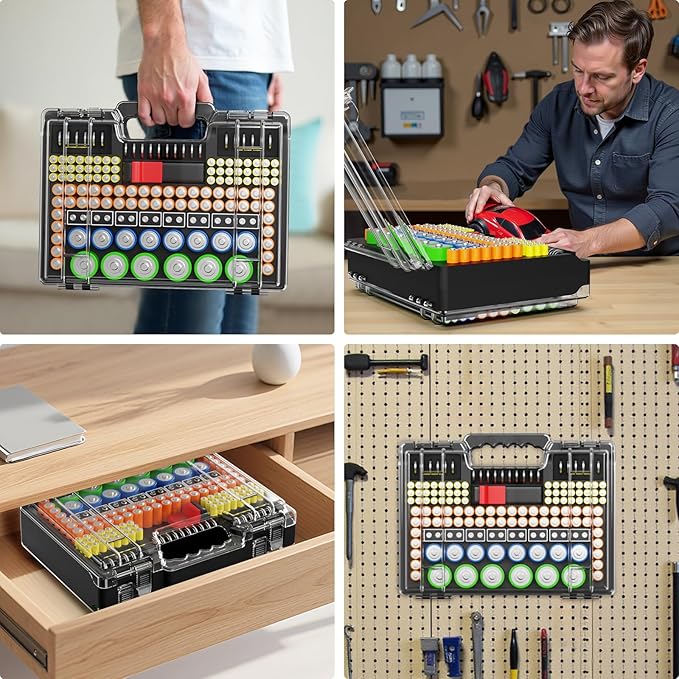 Battery Organizer Storage Holder Box Case - Image 6
