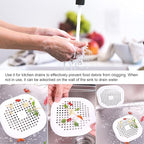 2 Pieces Shower Drain Hair Catcher Bathtub Stopper Home Drain Protectors Drain - Image 8