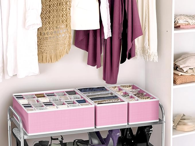 Simple Houseware 4-Pack Drawer Organizer Set - Image 8