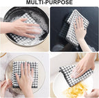 Kitinjoy Cotton 8 Pack Terry Kitchen Dish Cloths, 12 x 12 Inches Super Soft and - Image 4
