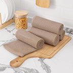 Kitinjoy 100% Cotton Waffle Weave Kitchen Hand Towels - Image 7