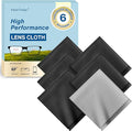 6 Pack Japanese-Style Premium Microfiber Glasses Cleaning Cloth Streak & by Unknown
