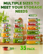 70 PCS Food Storage Containers - Image 2