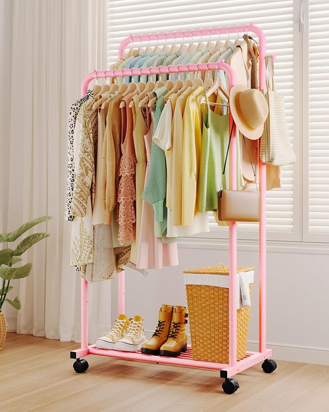 Clothes Rack - Double Rods Clothing Rack - Image 3