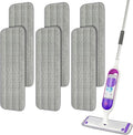 6 Pack Reusable Mop Pads Compatible by ILAVCOOL