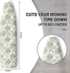 Extra Thick Ironing Board Cover and Pad, Coastal Summer Beach Coral Starfish - Image 2