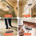 BITOPE Deck Scrub Brush with Long Handle, Heavy Duty Floor Cleaning Scrubber - Image 9