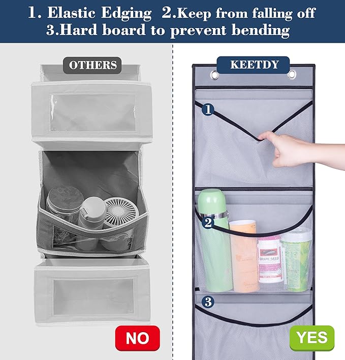 KEETDY Hanging Shelves Over the Door Organizer Storage - Image 6