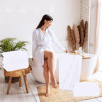 TENSTARS Silk Hemming Bath Towels - Image 4