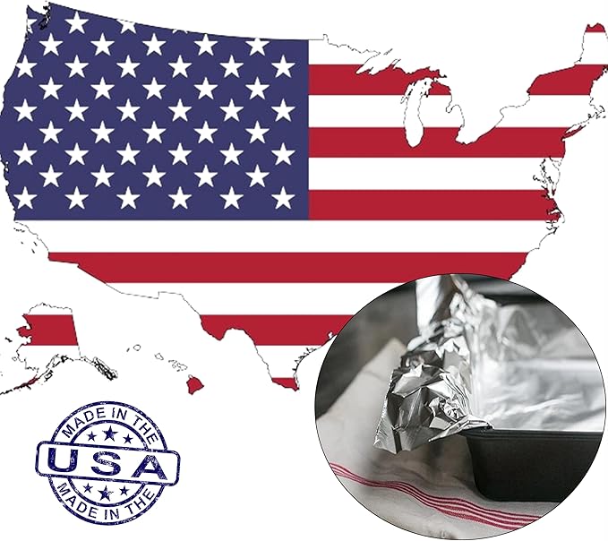 Box of 500 - Pre-Cut 9" Aluminum Foil Sheets - 9x10" Wide & Heat-Tolerant Deli - Image 8