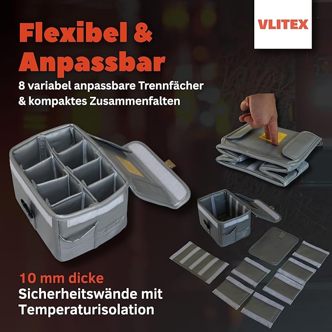 Lithium Battery Storage Box L | Engineered in Germany | Fireproof E-Fiberglass - Image 6