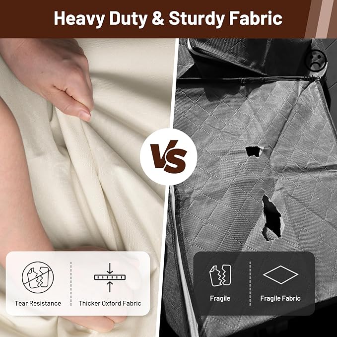 SLEEPING LAMB 170L Huge Blanket Storage Bag, Sturdy Oxford Fabric Comforter - Image 3