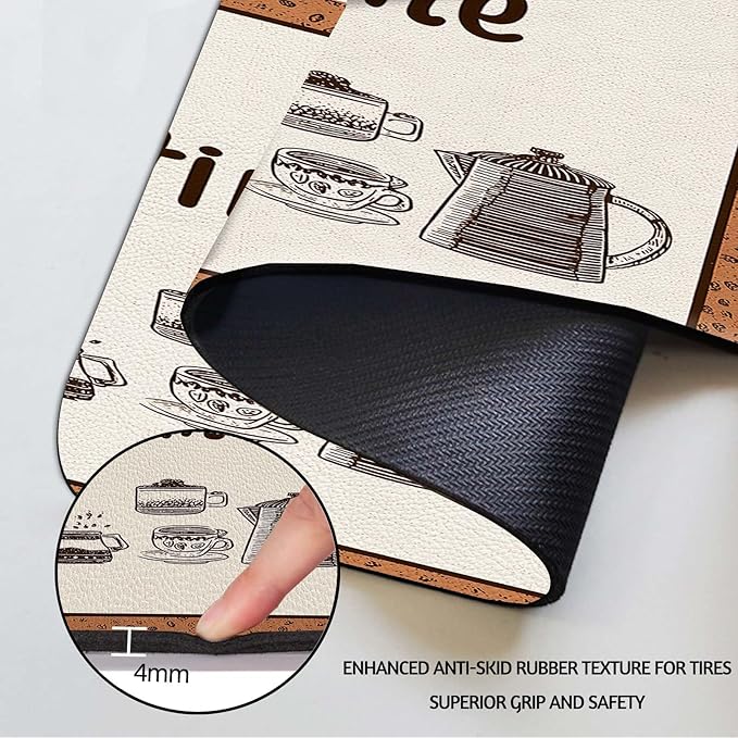 MCALK Coffee Mat, Coffee Bar Station Accessories - Image 5