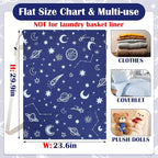 Canvas Laundry Bag with shoulder Strap 24"W x 29"H, Large Drawstring Dirty - Image 2
