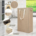Odonata Slim Laundry Hamper Handles Collapsible Laundry Basket Thin Dirty - Image 6