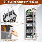 2 Packs 5-Tier Over the Door Organizer - Image 2