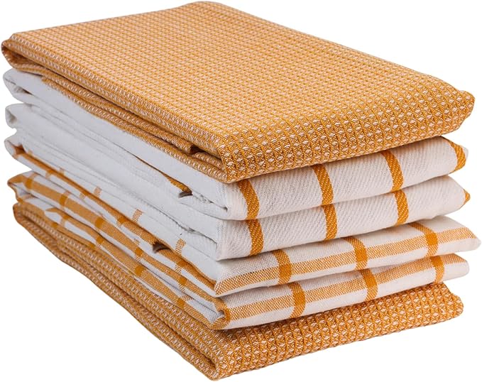 LANE LINEN Kitchen Towels Set of 6-100% Cotton, Quick-Drying 18” x 28” Dish & - Image 2