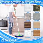 Coral Fleece Mop Pads, Reusable Wet/Dry Compatible - Image 7