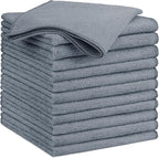GLIMGLINT Grey Microfiber Cleaning Cloth, 12PK Reusable Cleaning Rags, Highly by Unknown