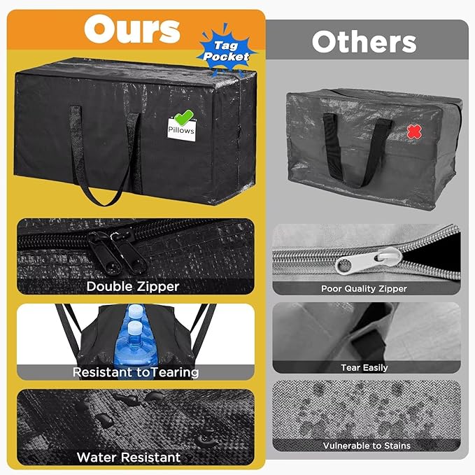 Extra Large Moving Bags Heavy Duty Storage Bags - Image 4