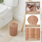 GRANNY SAYS Wicker Small Bathroom Trash Can - Image 4