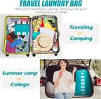 Laundry Bag, 2 Pack Travel Laundry Bags - Image 6