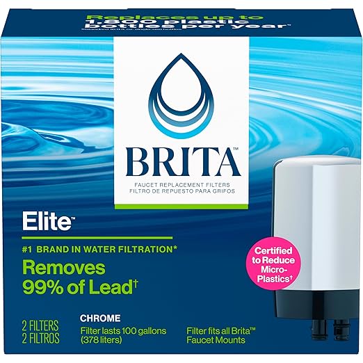 Brita Replacement Water Filter for Faucet Mount, Removes 99% of Lead, Sink - Image 7
