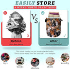 Cute Dogs Different Dog Laundry Basket Foldable - Image 3