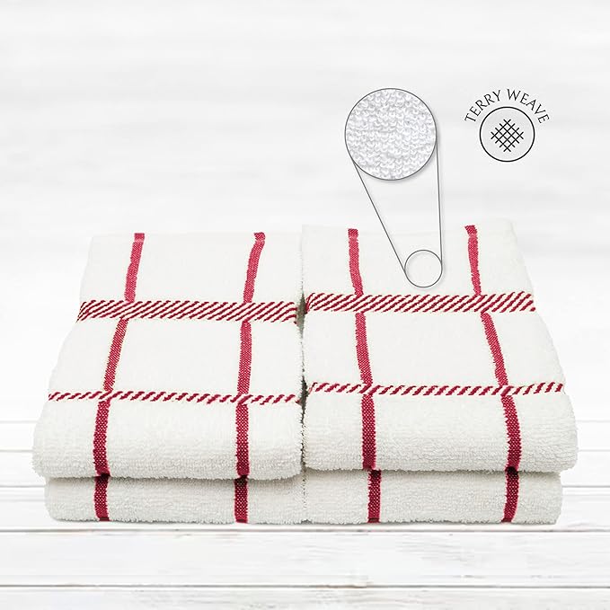 100% Cotton Terry Dish Cloth & Dish Towel) - Image 3
