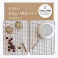Dorai Home Large Dish Pad – 40% More Drying Space, Eco-Friendly Quick-Drying by DoraiHome