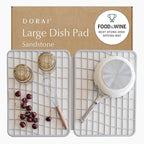 Dorai Home Large Dish Pad – 40% More Drying Space, Eco-Friendly Quick-Drying by DoraiHome