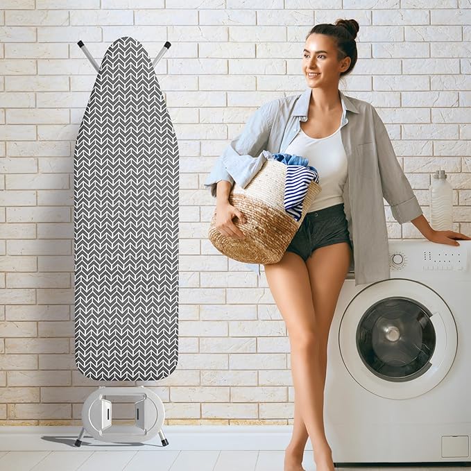 BNDX Ironing Board Cover and Pad 18" x 49" – Scorch-Proof, Tension Fit - Image 6