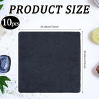 Tanlade Microfiber Cleaning Cloth Cleaning Rags Reasonable Kitchen Towels - Image 2