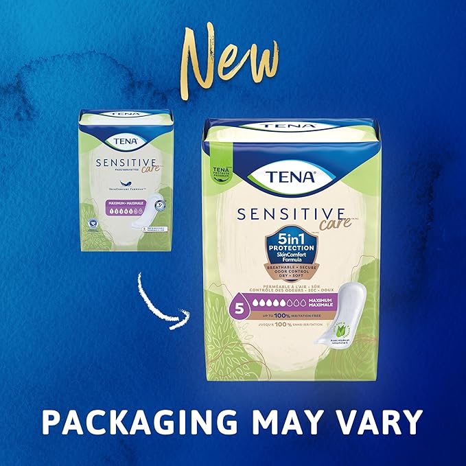 TENA Sensitive Care Maximum Pads, Regular Length - Image 2