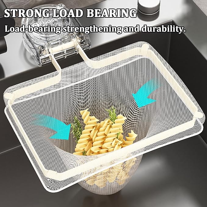 Kitchen Sink Strainer with 100 PCS Filter Mesh Bag, Food Waste Filter Basket - Image 7