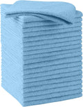 HOMEXCEL Blue Microfiber Cleaning Cloths, 20 Pack Cleaning Rags by HOMEXCEL