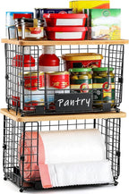 1 Pack Stackable Storage Trash Bag Baskets - Image 7