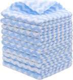 Microfiber Cleaning Cloth Lint Free Cleaning Rags, 10 Pack Fast Drying Dish Rags by HFGBLG