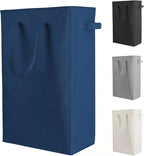 Odonata Slim Laundry Hamper Handles Collapsible Laundry Basket Thin Dirty by Odonata