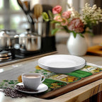 St Patricks Day Shamrock Dish Drying Mats St Patrick's Day Spring Dish Mat - Image 6