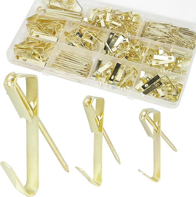 Aynoo 304 Pieces Picture Hanging Kit, Coat and Towel Wall Hooks, 4 Size Picture by Aynoo