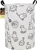 HUNRUNG Laundry Hamper, Large Canvas Fabric Lightweight Storage Basket Toy by HUNRUNG