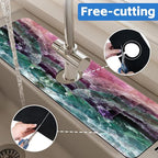 Green Purple Fluorite Dish Drying Mat - Image 7