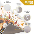 Autumn Sunflowers Vase Dish Drying Mat - Image 4